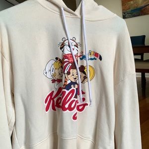 cream kellogg hoodie